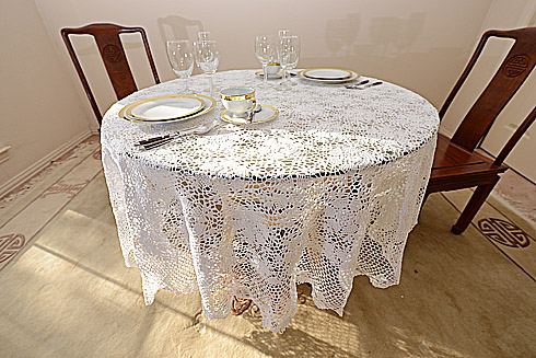 Crochet Round Tablecloth